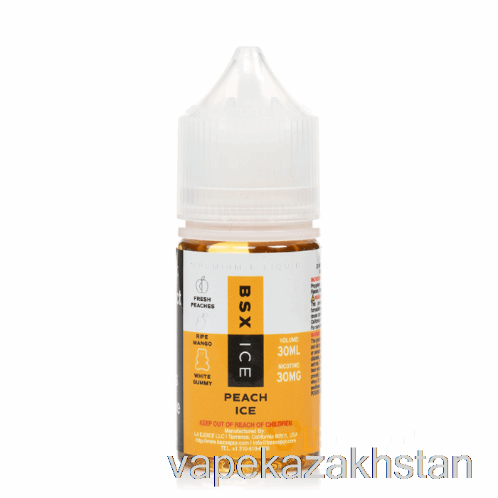 Vape Smoke Peach Ice - BSX Salt Series - 30mL 30mg